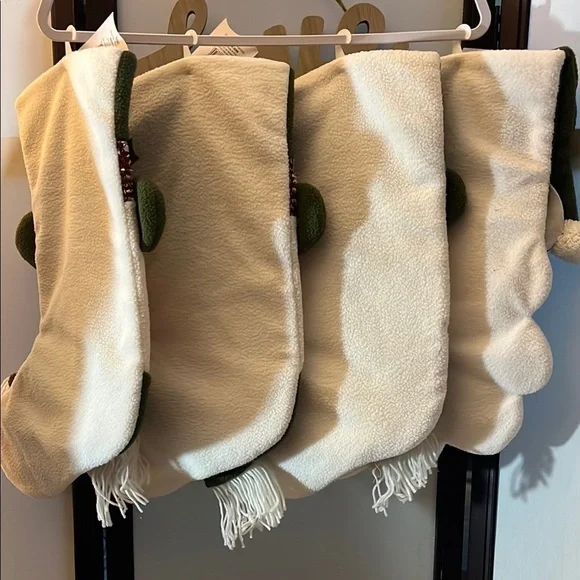 Holiday Time Green and White Snowman Stockings - Picture 2 of 5